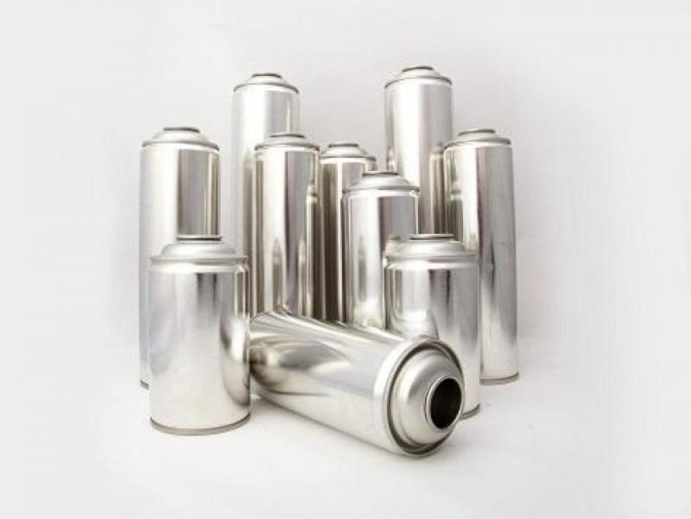 Production of metal spray cans
